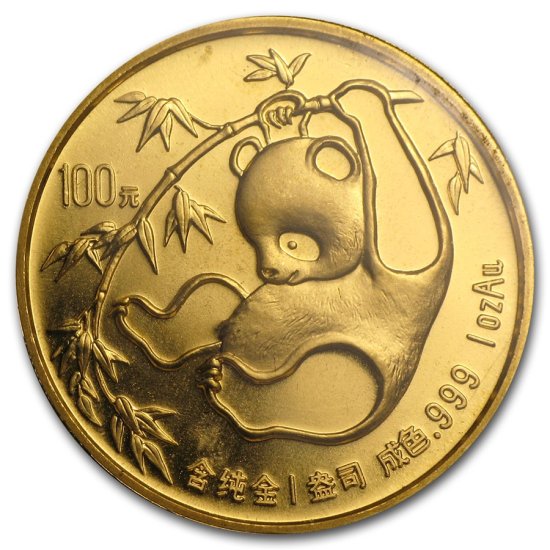 1985 China 1 oz Gold Panda BU Sealed [CGP-1-OZ-1985] - $2,250.01