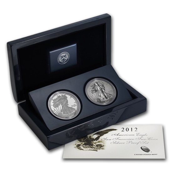 2012 American Silver Eagle West Point Set With Box & COA [ASE-SET