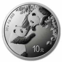 (image for) 2023 China 30 gram .999 Fine Silver Panda BU - In Capsule