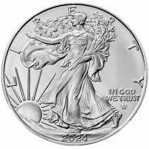 (image for) 2024 1 oz American .999 Fine Silver Eagle Coin BU