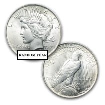 1921 to 1935 Peace Silver Dollar 24 Coin Complete Set Fine to Brilliant  Uncirculated