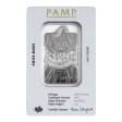 (image for) Pamp Suisse 1 oz .9999 Fine Silver Legal Tender Bar Nature's Grip Green Anaconda