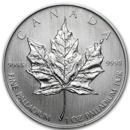 (image for) 2006 $50 Canada 1 oz Palladium Maple Leaf .9995 Fine Coin - BU