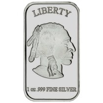 1 oz Mason Mint Silver Bullion Bar 999 Fine Silver - Morgan Design